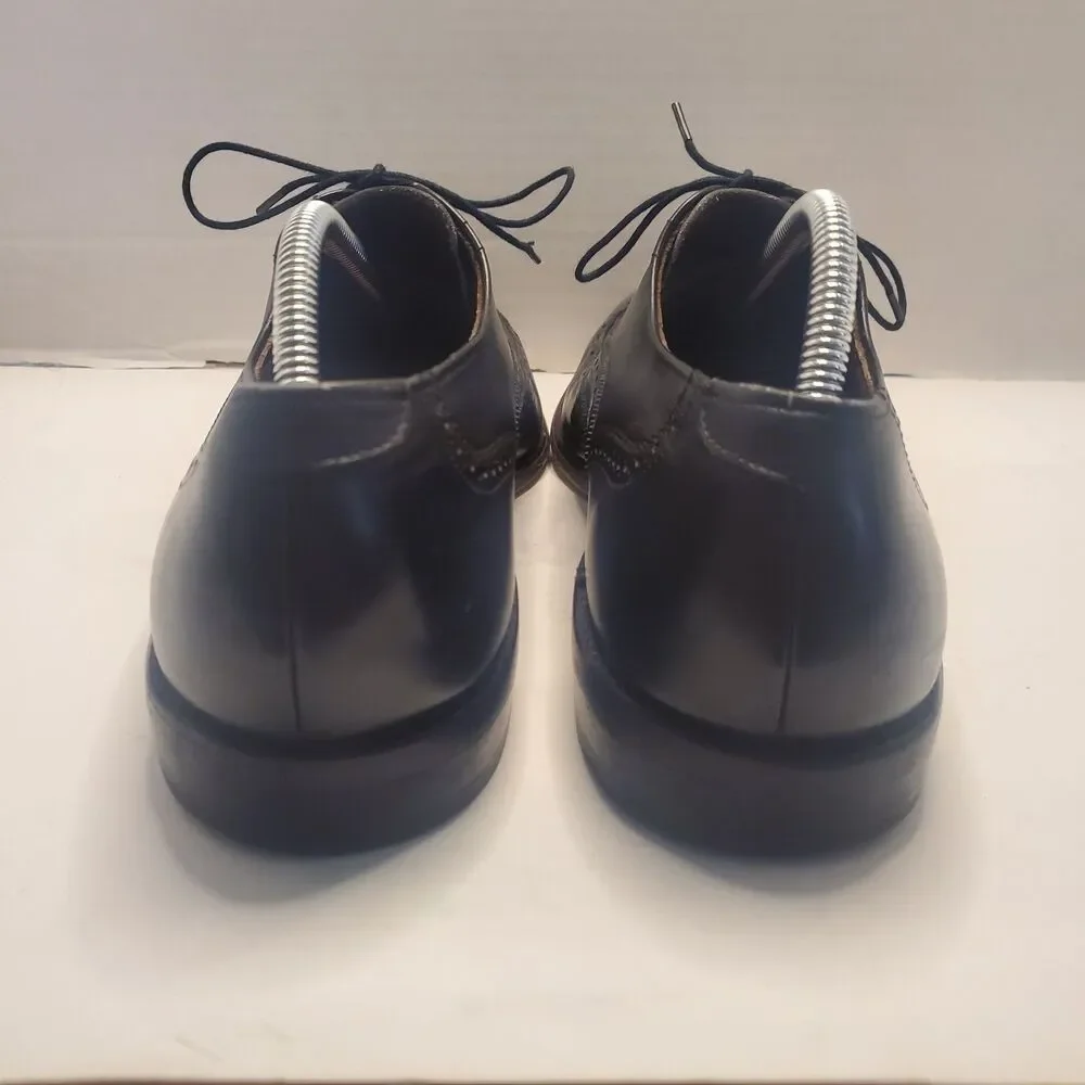 Allen Edmonds Chester Wingtip Oxford Men’s 10.5D Black Leather Dress Shoes 31185